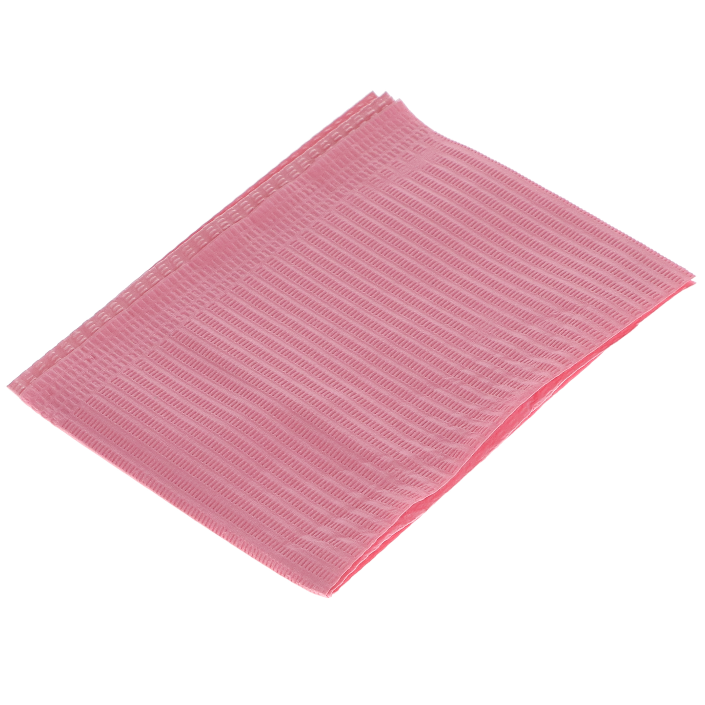 Disposable Bibs, 2+1 Ply, 13" x 18", Dusty Rose, 500/Pk