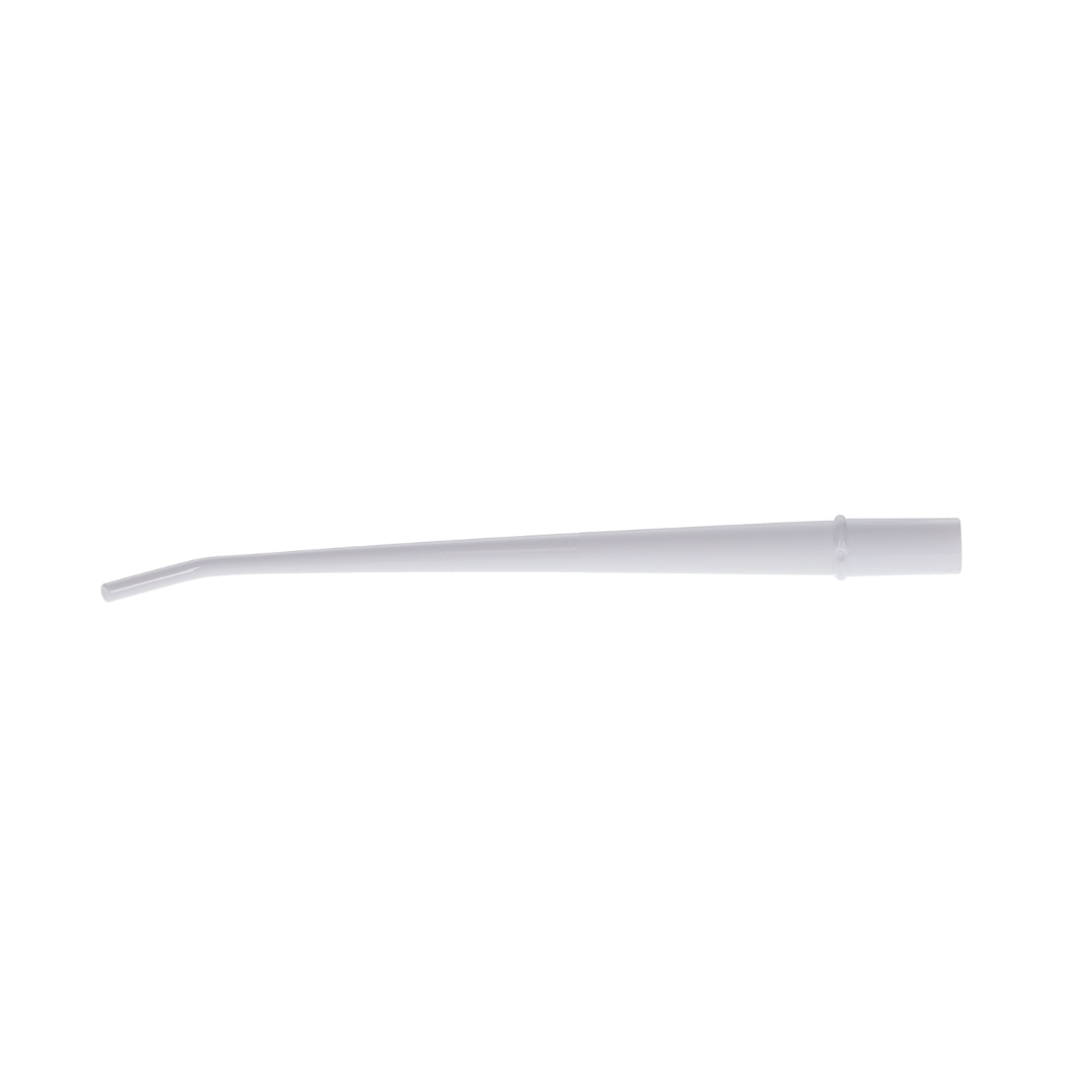 Disposable Surgical Aspirator Tips, Plastic, Small, 1/8", White, 25/Pk