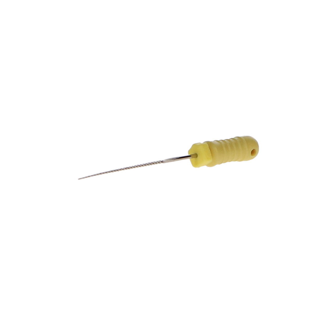 K-File, Stainless Steel, 25 mm, # 20, Yellow, 6/Pk