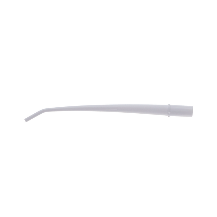Disposable Surgical Aspirator Tips, Plastic, Small, 1/8", White, 25/Pk