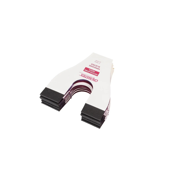 Articulating Paper, Horseshoe, 89 microns, Blue/Red Combo, 6/Box