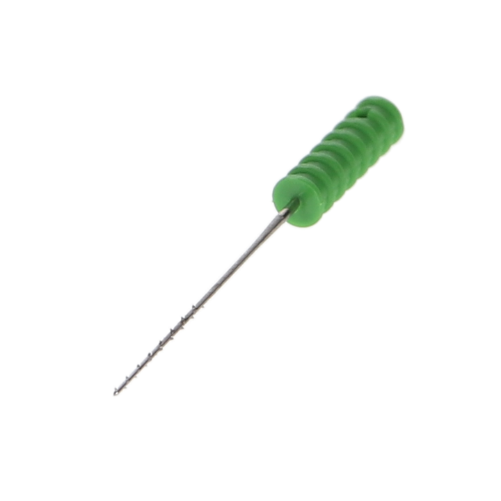 Barbed Broaches, 21 mm, # 5, Sterile, Medium, Green, 10/Pk