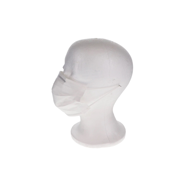 SecureFit Ultra Sensitive Earloop Masks, ASTM Level 3, White, 50/Pk