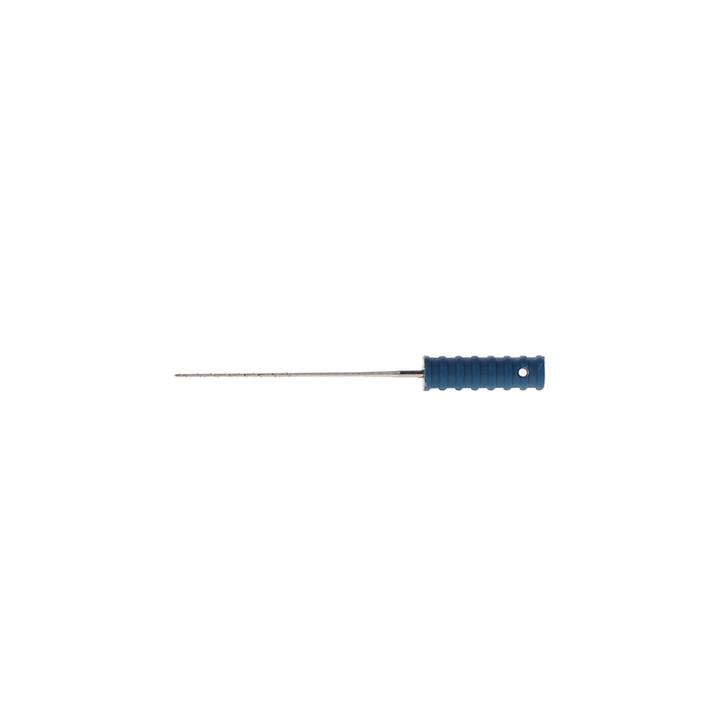 Barbed Broaches, 21 mm, # 4, Sterile, Fine, Blue, 10/Pk