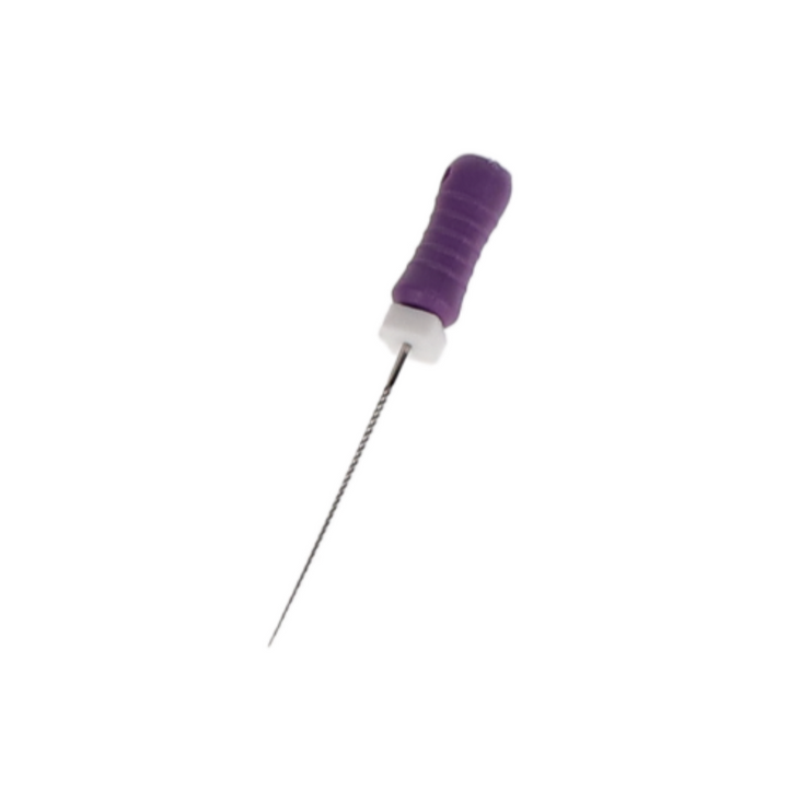 K-File, Stainless Steel, 21 mm, # 10, Purple, 6/Pk