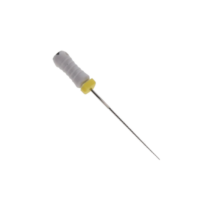 K-File, Stainless Steel, 25 mm, # 15, White, 6/Pk
