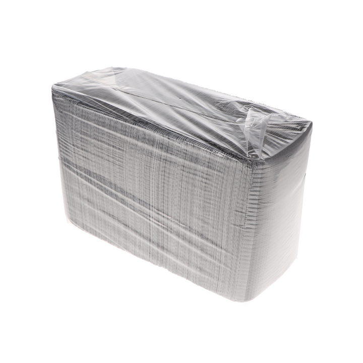 Disposable Bibs, 3+1 Ply, 13" x 18", Silver Gray, 500/Pk
