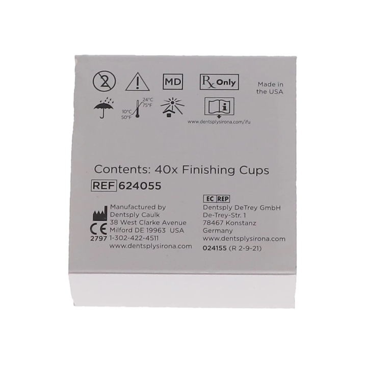Enhance Finishing Cups, RA, Refill, 40/Pk