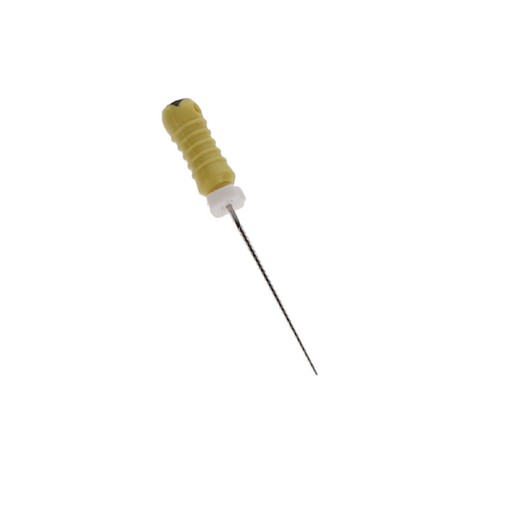 K-File, Stainless Steel, 21 mm, # 20, Yellow, 6/Pk