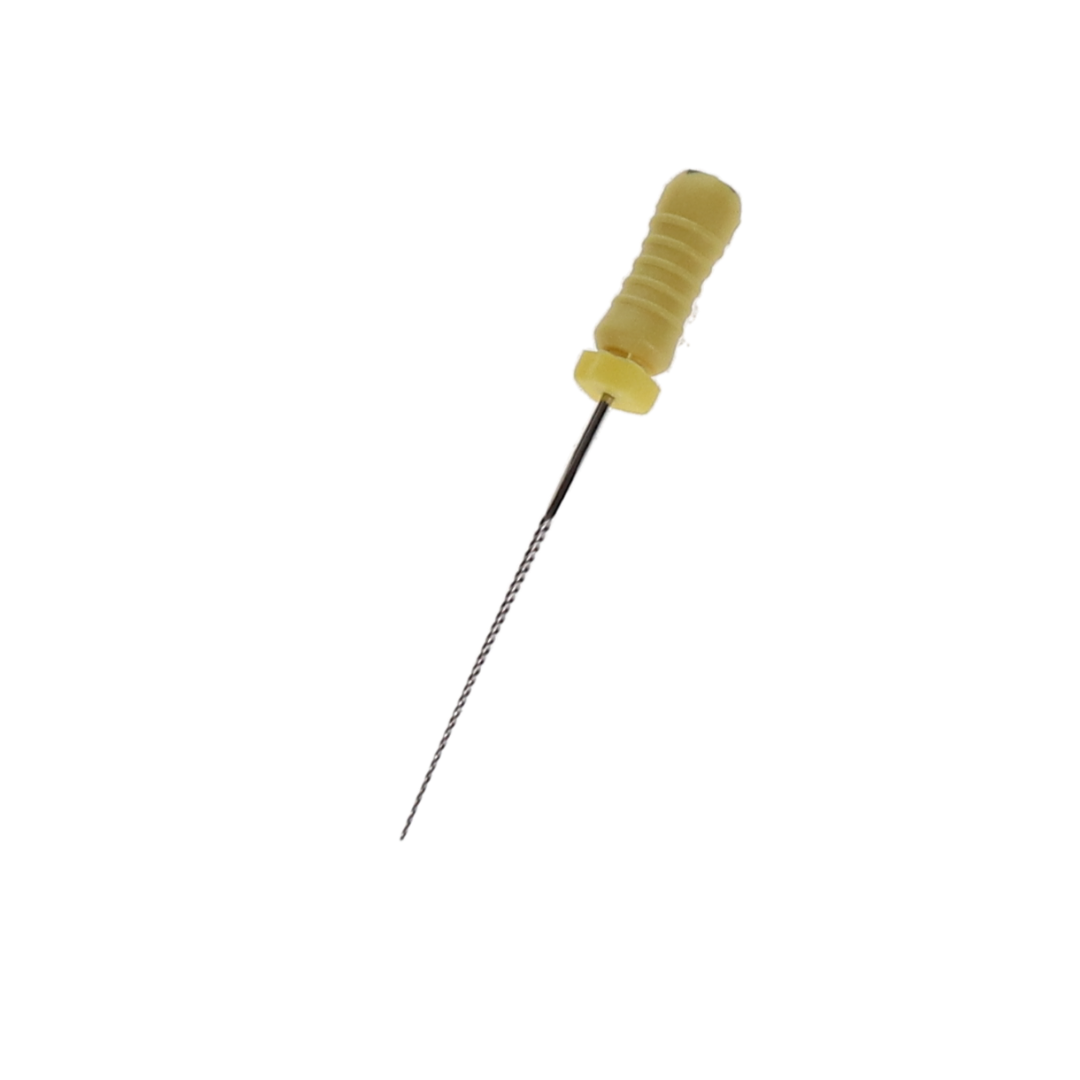 K-File, Stainless Steel, 25 mm, # 20, Yellow, 6/Pk