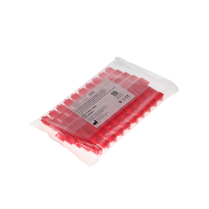 Xios XG Sensor Holder, Bitewing Bite Blocks with Adhesive, Red, 100/Pk