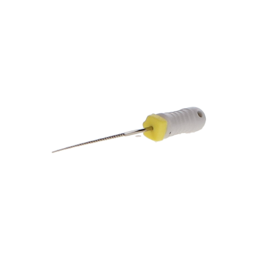 K-File, Stainless Steel, 25 mm, # 15, White, 6/Pk