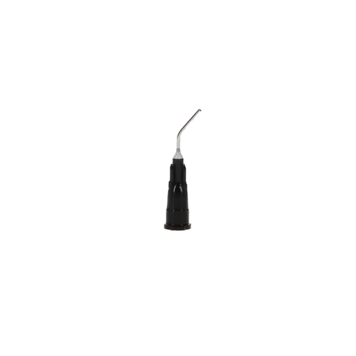 Pre-Bent Applicator Tips, 20 Ga, Black (Flowable), 100/Pk