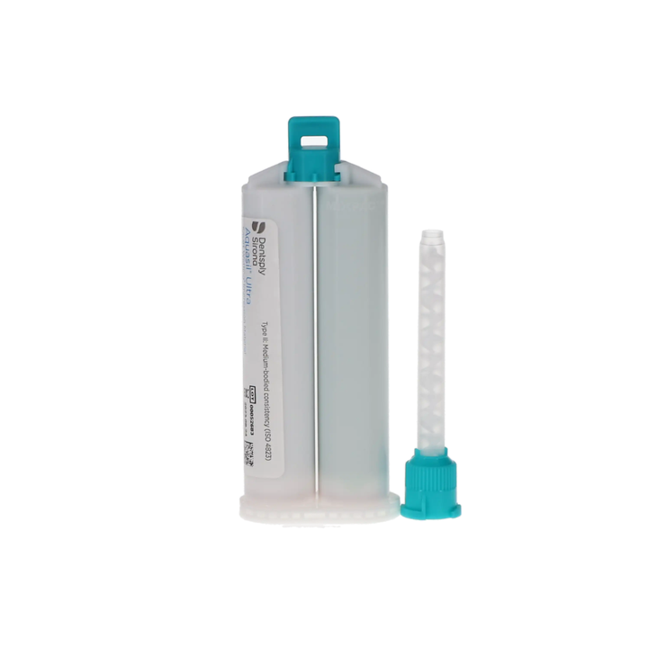 Aquasil Ultra Smart Wetting Impression Material, Cartridge Pack, Heavy Body, Regular Set, 50 ml, Mint, Light Green, 4/Pk