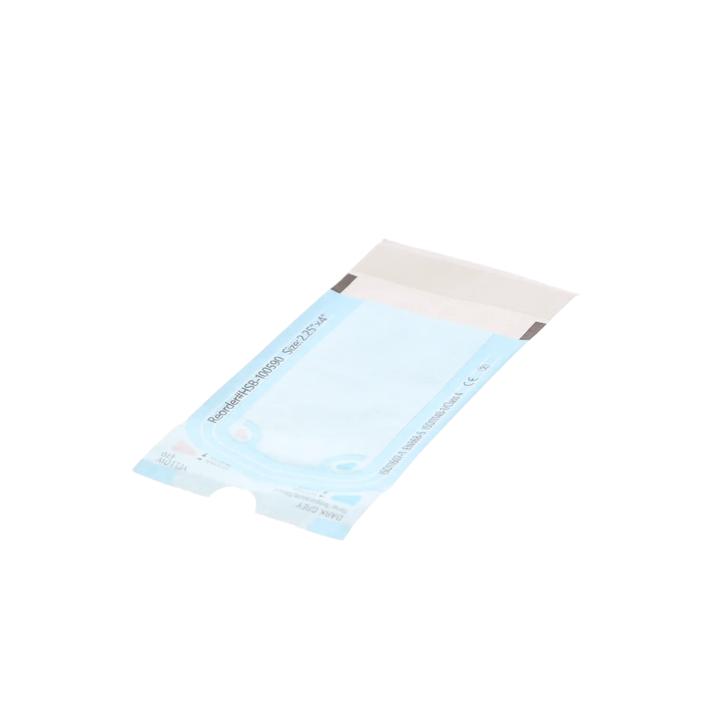 Sterilization Pouch, Class 4, Self-Sealing, Blue Film, 2.25" x 4", Bulk Pack, 500/Pk