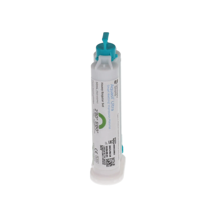 Aquasil Ultra Smart Wetting Impression Material, Cartridge Pack, Heavy Body, Regular Set, 50 ml, Mint, Light Green, 4/Pk