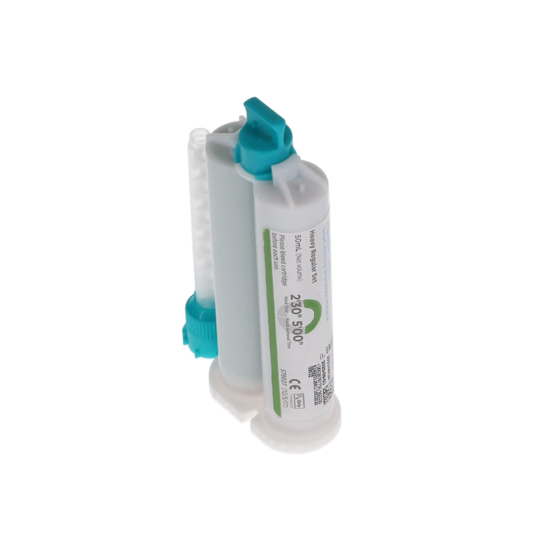 Aquasil Ultra Smart Wetting Impression Material, Cartridge Pack, Heavy Body, Regular Set, 50 ml, Mint, Light Green, 4/Pk