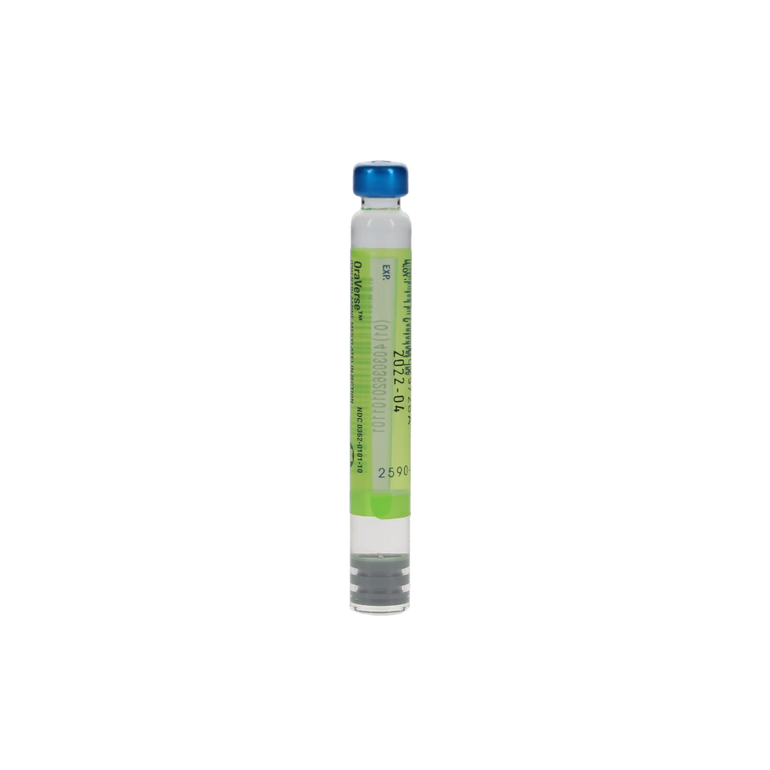 OraVerse Phentolamine Mesylate Injection, Glass Cartridge, 1.7 ml, 10/Pk